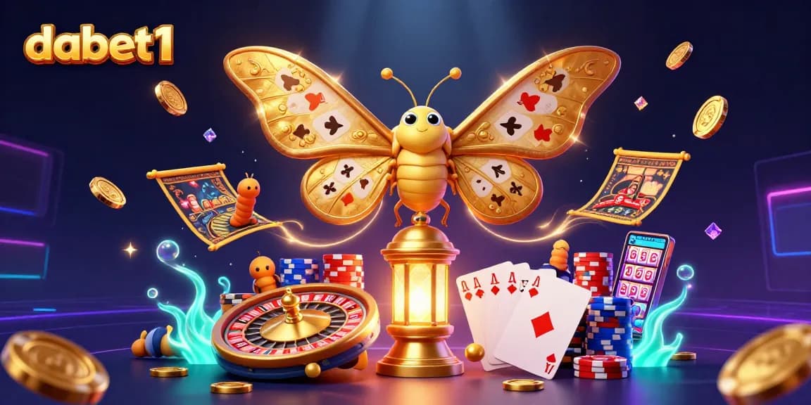 Spin to win with dabet1’s immersive casino scene featuring vibrant slots and rich elements.