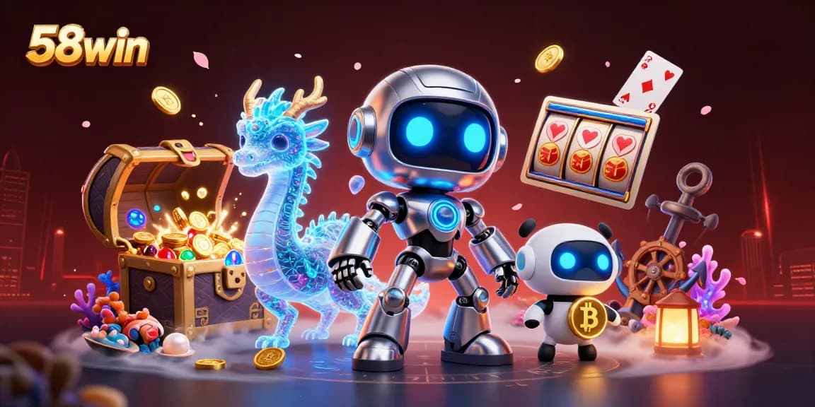 Engage with exciting games at 58win, featuring thrilling slot machines and captivating casino elements.