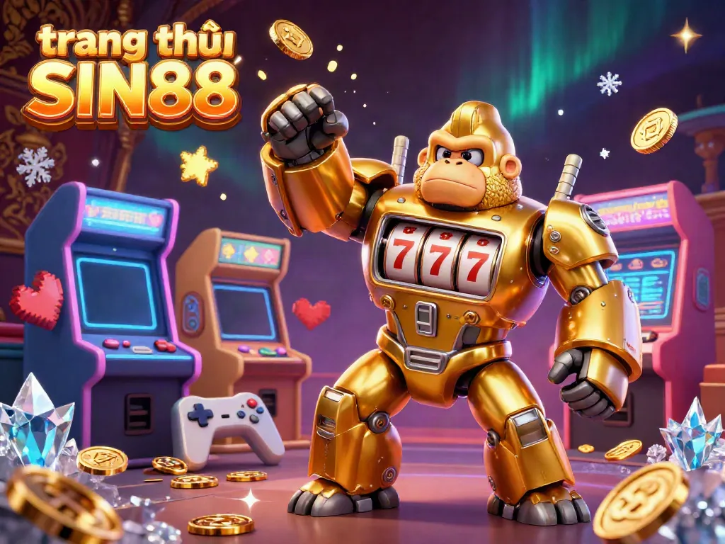 Experience thrilling gameplay at trang chủ SIN88, featuring dynamic characters and vibrant casino elements.