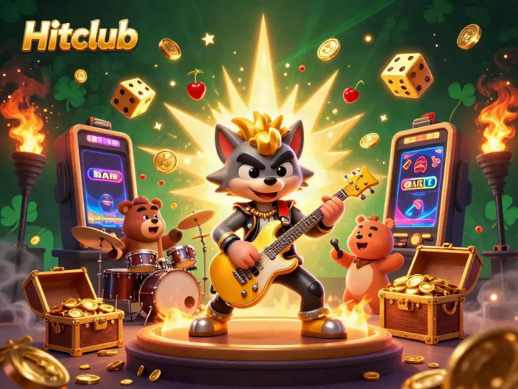 Experience thrilling gameplay at Hitclub with vibrant characters and exciting casino elements.