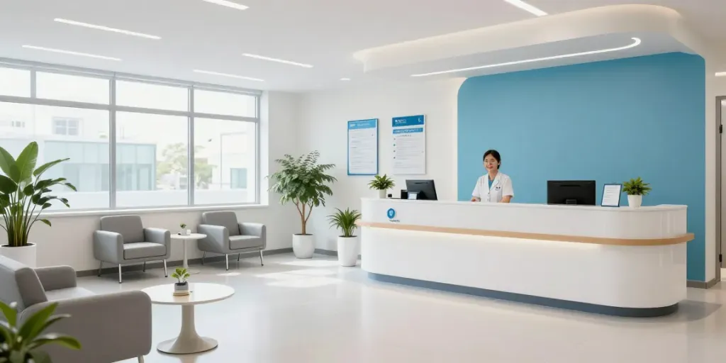 Schwarzkümmelöl in einem modernen Gesundheitszentrum für Patientenversorgung.