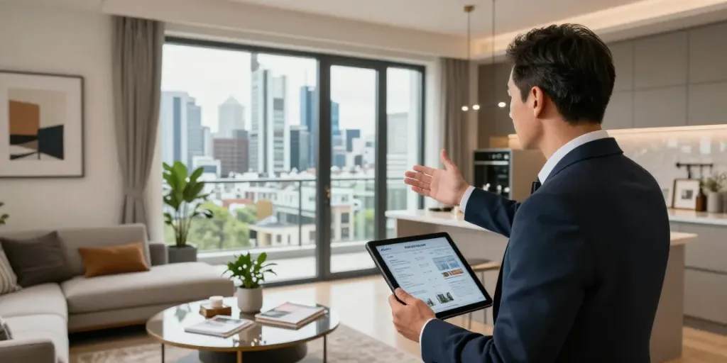 Bester Immobilienmakler Frankfurt präsentiert stilvolle Wohnung mit Ausblick in Frankfurt