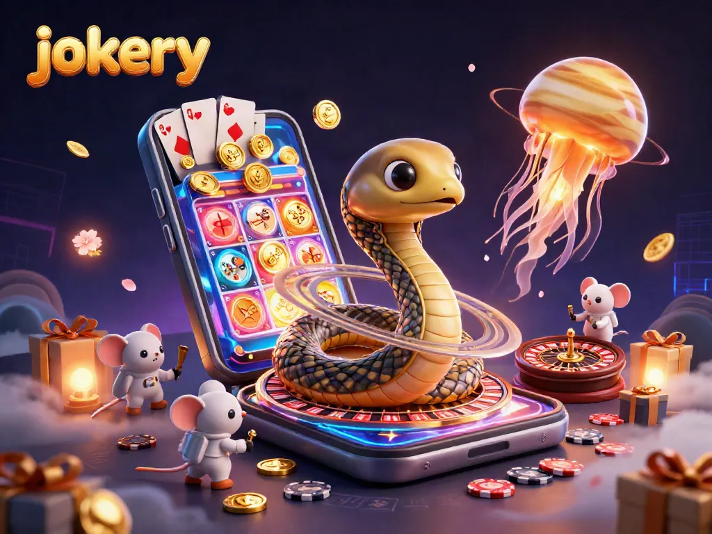 Engage with jokery and explore vibrant cosmic casino elements with astronaut mice and roulette