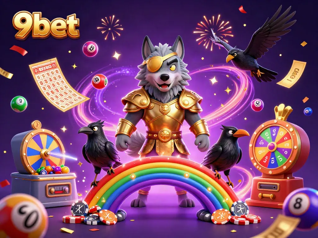 Experience the exhilarating world of 9bet with thrilling casino action and vibrant gaming elements.