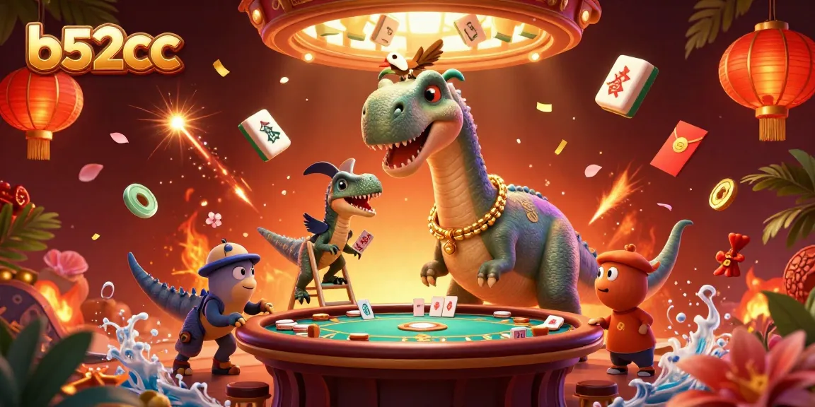 Experience thrilling casino fun with b52cc, featuring a giant brontosaurus and clever raptor dealer!