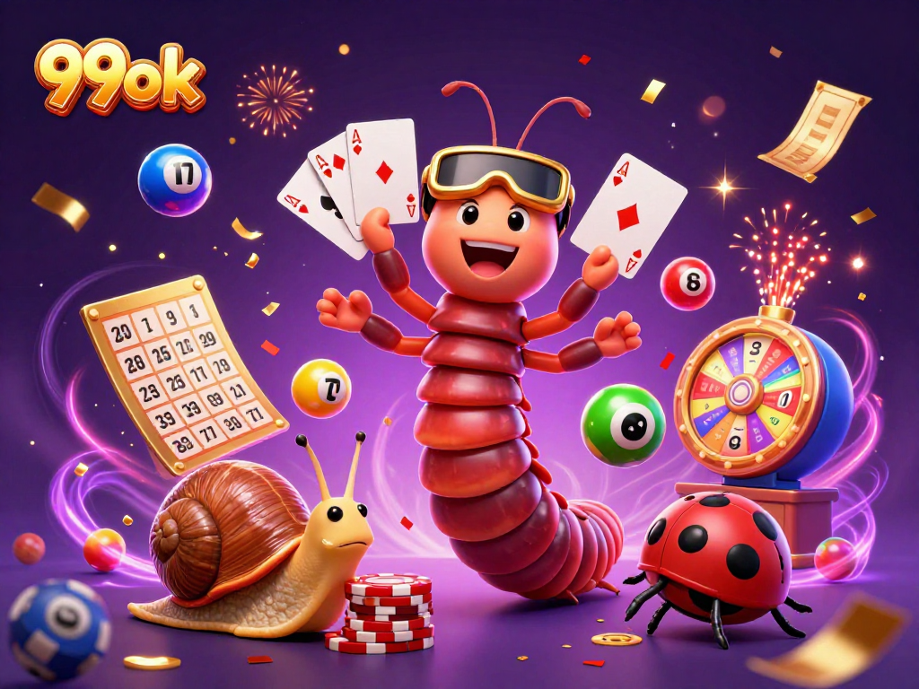 Experience thrilling gameplay with 99ok's vibrant lottery scene featuring exciting characters and dynamic elements.