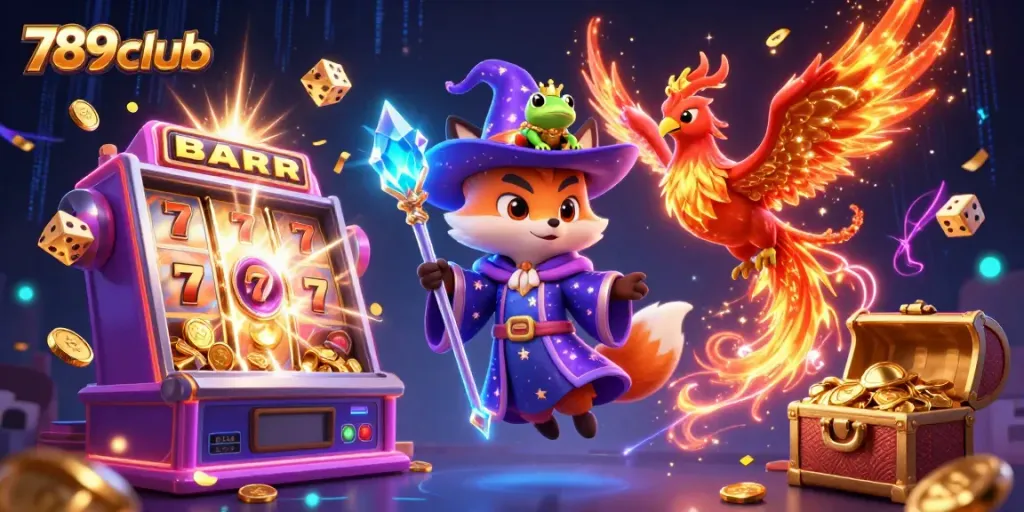 Experience thrilling wins at 789club with engaging slot games, vibrant characters, and dynamic elements.