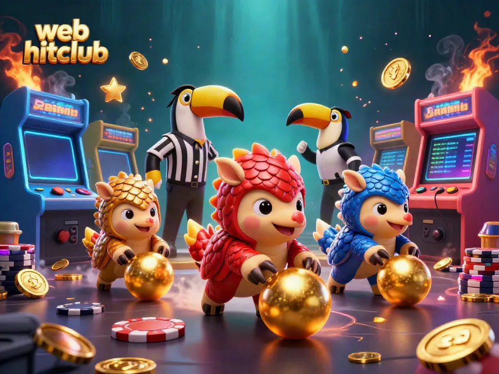 Experience thrilling gaming action with web hitclub featuring dynamic pangolin rivals in a vibrant casino atmosphere.